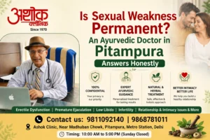 Is Sexual Weakness Permanent? An Ayurvedic Doctor in Pitampura