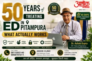 50 Years of Treating ED in Pitampura: What Actually Works